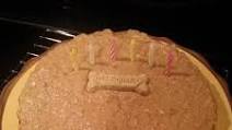 Peanut Butter Banana Cake (dog treat) Peanut Butter Banana Cake (dog treat)