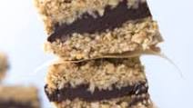 Raw, Vegan Chocolate Filled Snack Bars Raw, Vegan Chocolate Filled Snack Bars