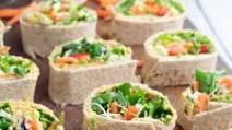 Vegan Sandwich Pinwheels Vegan Sandwich Pinwheels
