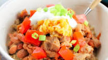 5 Ingredient Slow Cooker Mexican Chicken 5 Ingredient Slow Cooker Mexican Chicken