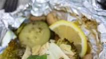 Lemon Garlic Foil Packet Fish with Broccoli Lemon Garlic Foil Packet Fish with Broccoli