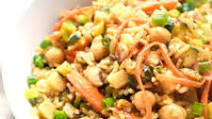 BASMATI RICE VEGGIE BOWL WITH CHICKPEAS BASMATI RICE VEGGIE BOWL WITH CHICKPEAS