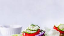 Skinny Greek Lamb Burgers Skinny Greek Lamb Burgers