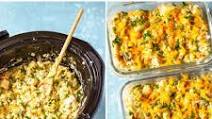 Creamiest Crockpot Chicken and Rice {Healthy Dump Dinner} Creamiest Crockpot Chicken and Rice {Healthy Dump Dinner}