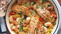 Salmon and Shrimp in Cream Sauce Recipe Salmon and Shrimp in Cream Sauce Recipe