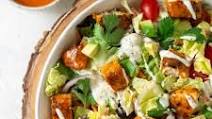 Crispy Buffalo Chicken Salad Crispy Buffalo Chicken Salad