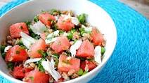 Summer Pea, Watermelon and Farro Salad Summer Pea, Watermelon and Farro Salad