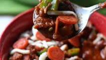 Slow Cooker Pepperoni Pizza Chili Slow Cooker Pepperoni Pizza Chili