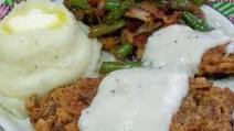 Chicken Fried Steak (No, wait that's Deer Fried Steak) Chicken Fried Steak (No, wait that's Deer Fried Steak)