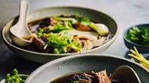 Smoked Brisket & Bok Choy Noodle Soup Smoked Brisket & Bok Choy Noodle Soup
