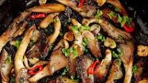 Pan-fried Green Herb Oyster Mushroom Pan-fried Green Herb Oyster Mushroom