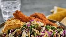 Nashville Hot Chicken with Honey Pecan Slaw Nashville Hot Chicken with Honey Pecan Slaw