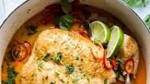 Whole Coconut Curry Chicken Whole Coconut Curry Chicken
