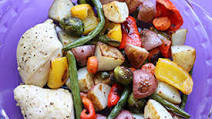 Sheet Pan Chicken & Roasted Vegetables Sheet Pan Chicken & Roasted Vegetables