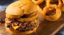 BBQ Grilled Chili Burger BBQ Grilled Chili Burger