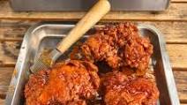 Double Fried Hot Honey Chicken Sandwiches Double Fried Hot Honey Chicken Sandwiches