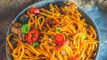 Thai Basil Veggie Noodles Thai Basil Veggie Noodles