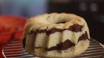 Choco-vanilla marble chiffon cake Choco-vanilla marble chiffon cake