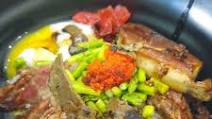 Wagyu-Foie Don with Onsen Egg and Homemade Light Teriyaki Sauce Wagyu-Foie Don with Onsen Egg and Homemade Light Teriyaki Sauce